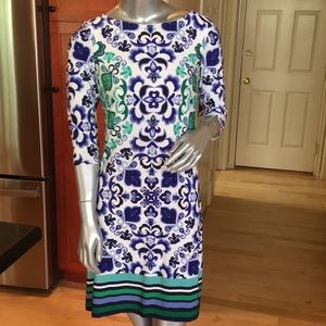 Vince Camuto Matte Jersey pull over style dress